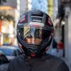 NOLAN N90-3 LIGHTHOUSE PRETO VERMELHO CINZA FOSCO -48-